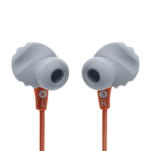 JBL Endurance Run 2 Wireless - Coral Orange - Waterproof Wireless In-Ear Sport Headphones - Back